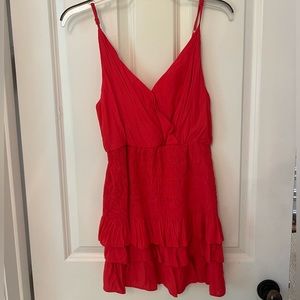 DO+BE RED MINI DRESS